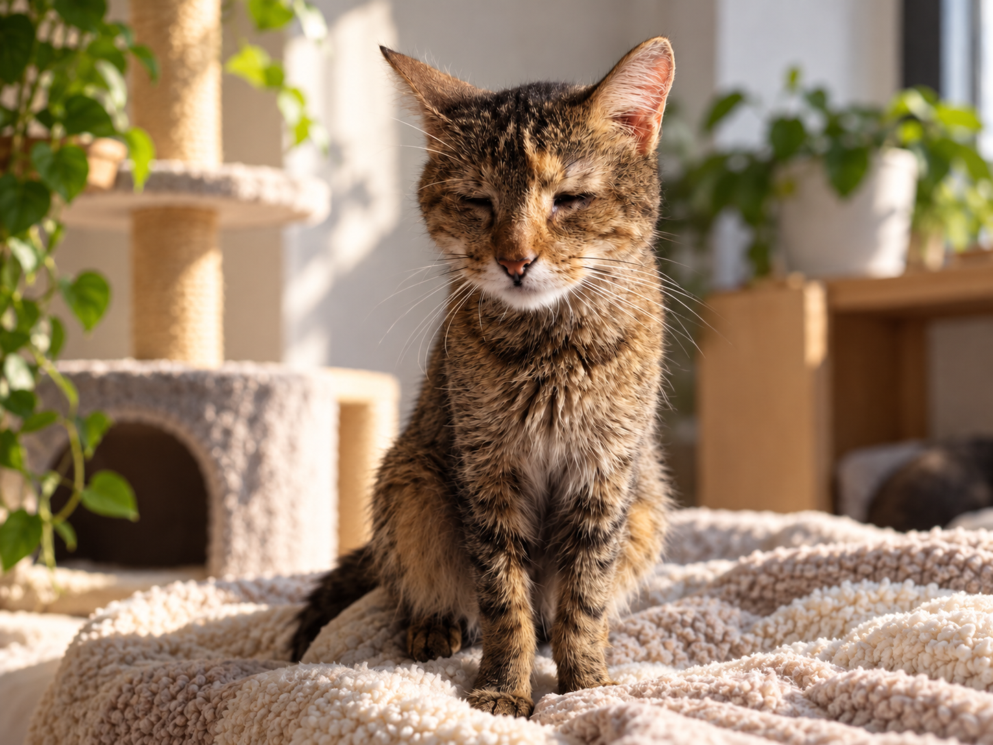 Mizar, gata del Santuario Felino que inspiró el nombre de Mizark